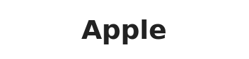 Apple